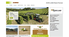 Desktop Screenshot of agro-land.claas-partner.pl