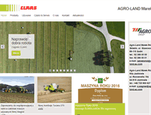 Tablet Screenshot of agro-land.claas-partner.pl