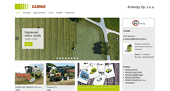 Desktop Screenshot of ambrozy.claas-partner.pl