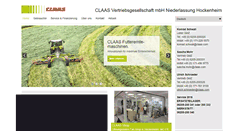 Desktop Screenshot of hockenheim.claas-partner.de