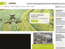 Tablet Screenshot of hockenheim.claas-partner.de